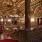 Magyar Állami Operaház felújítása karzat lépcső
